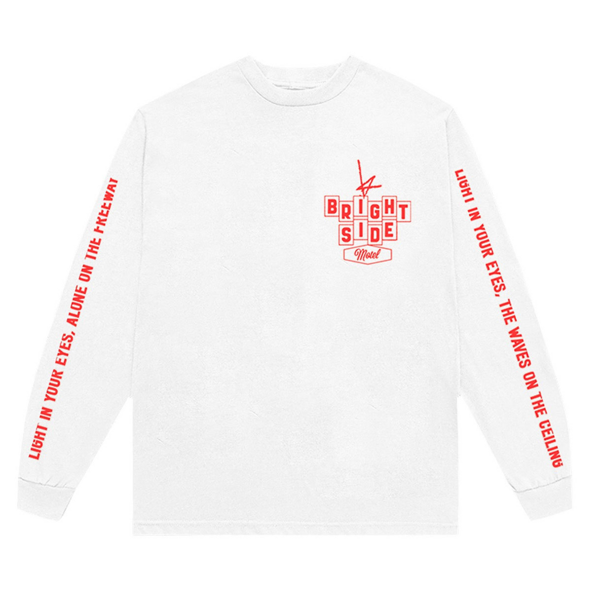 HOTEL x BG FLAMES L/S Tshirts - BERRY – BLUE GROOVE