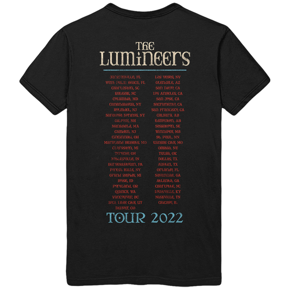 The Lumineers Winged Logo Tour Tee