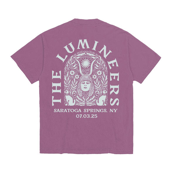 The Lumineers Automatic July 3 Saratoga Springs Event Tee