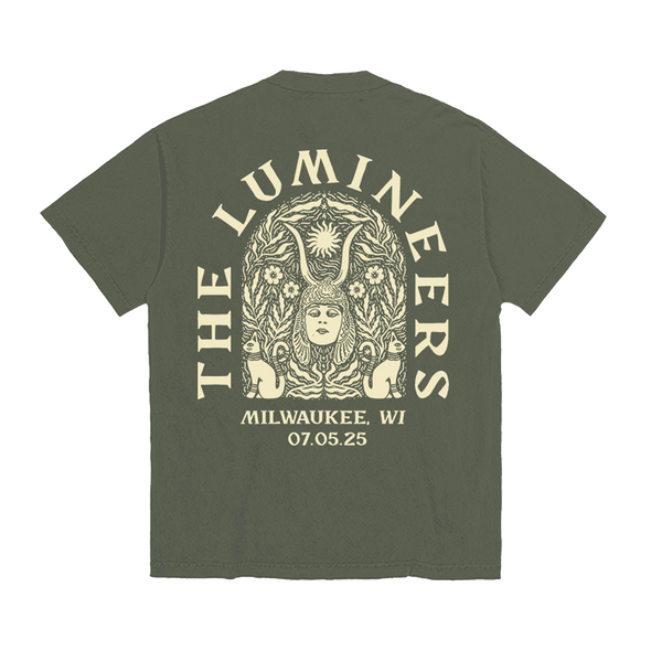 The Lumineers Automatic July 5 Milwaukee Event Tee