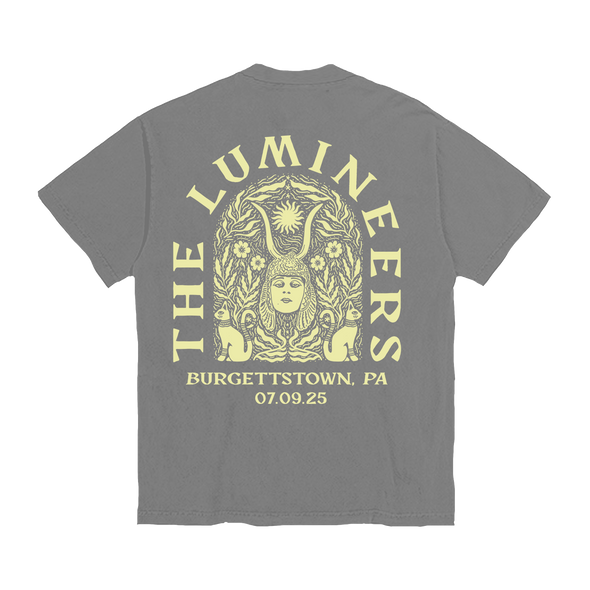 The Lumineers Automatic July 9 Burgettstown Event Tee