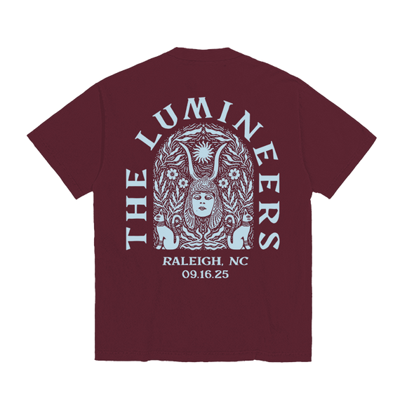 The Lumineers Automatic September 16th Raleigh Event Tee