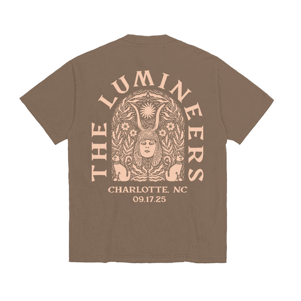 The Lumineers Automatic September 17th Charlotte Event Tee