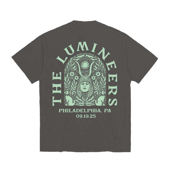 The Lumineers Automatic September 19th Philadelphia Event Tee
