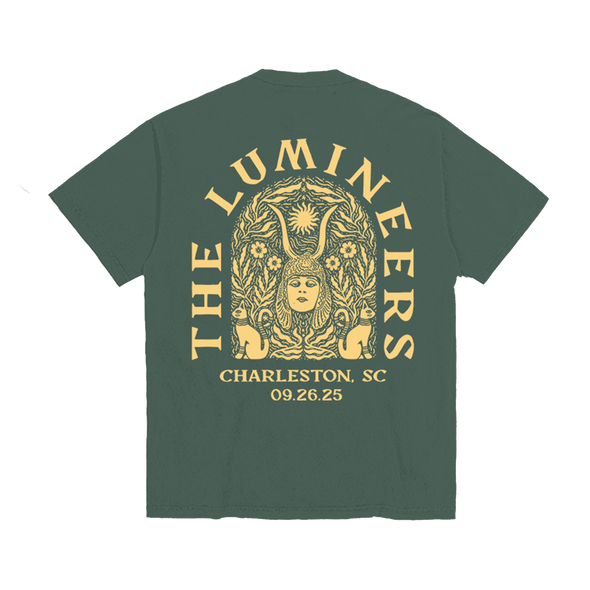 The Lumineers Automatic September 26th Charleston Event Tee