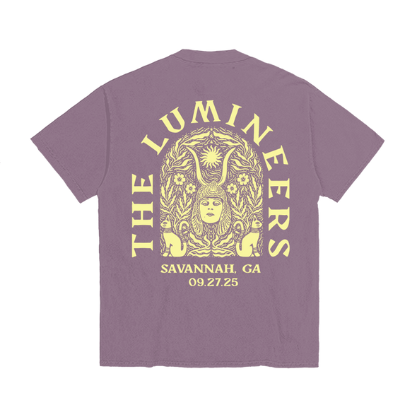 The Lumineers Automatic September 27th Savannah Event Tee