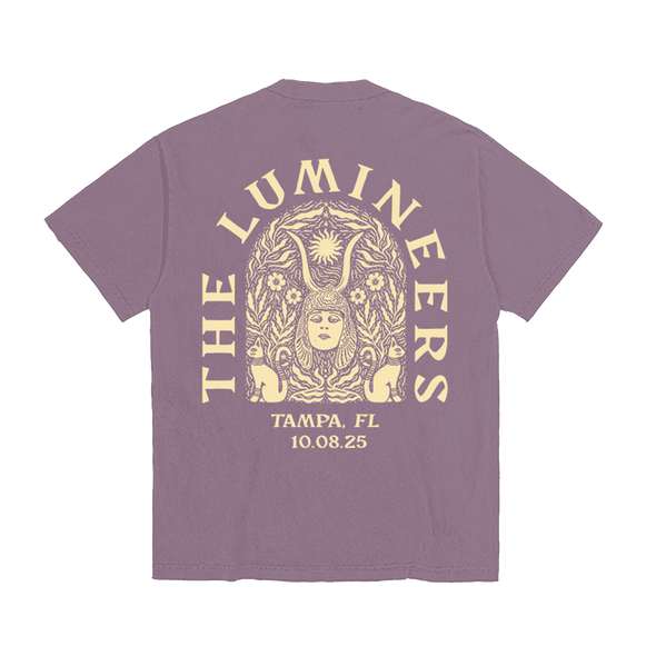 The Lumineers Automatic October 8th Tampa Event Tee