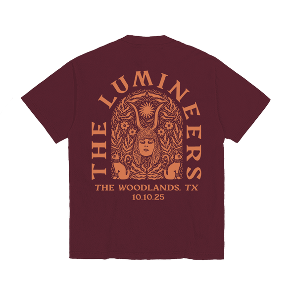 The Lumineers Automatic October 10th The Woodlands Event Tee