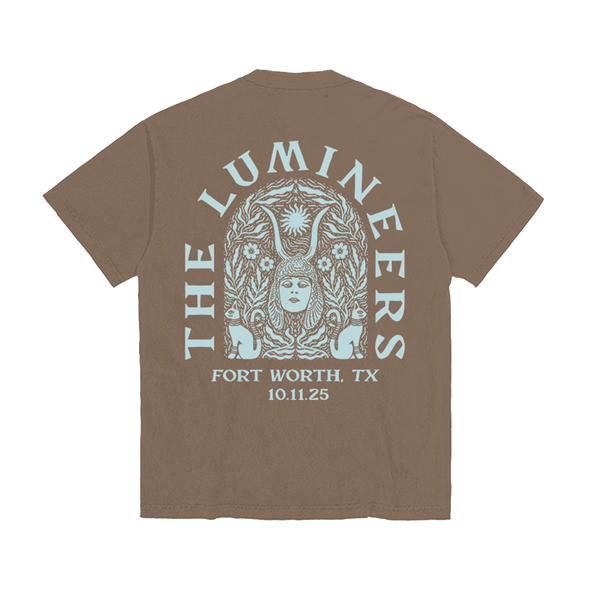 The Lumineers Automatic October 11th Fort Worth Event Tee