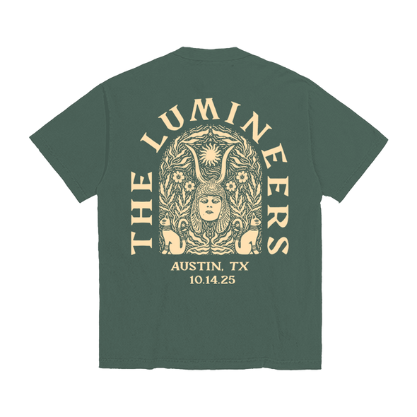 The Lumineers Automatic October 14th Austin Event Tee