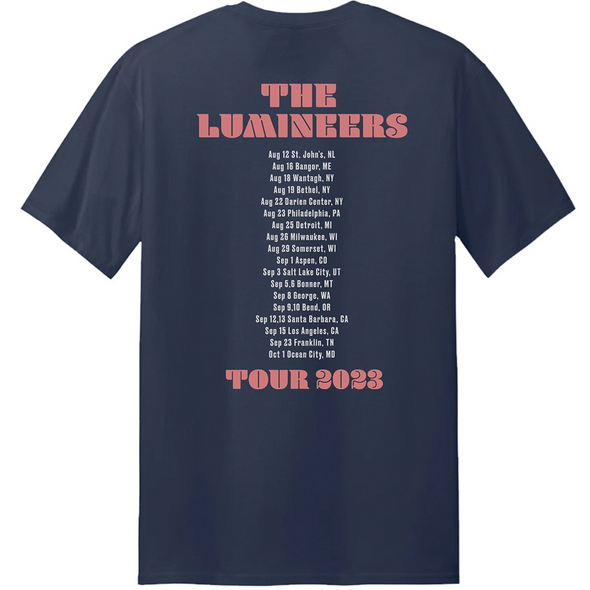 The Lumineers 2023 Tour Rose Tee