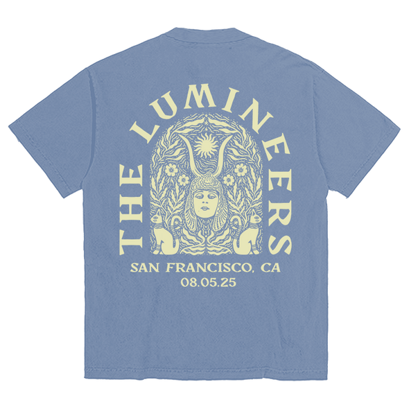 The Lumineers Automatic August 5th San Francisco Event Tee
